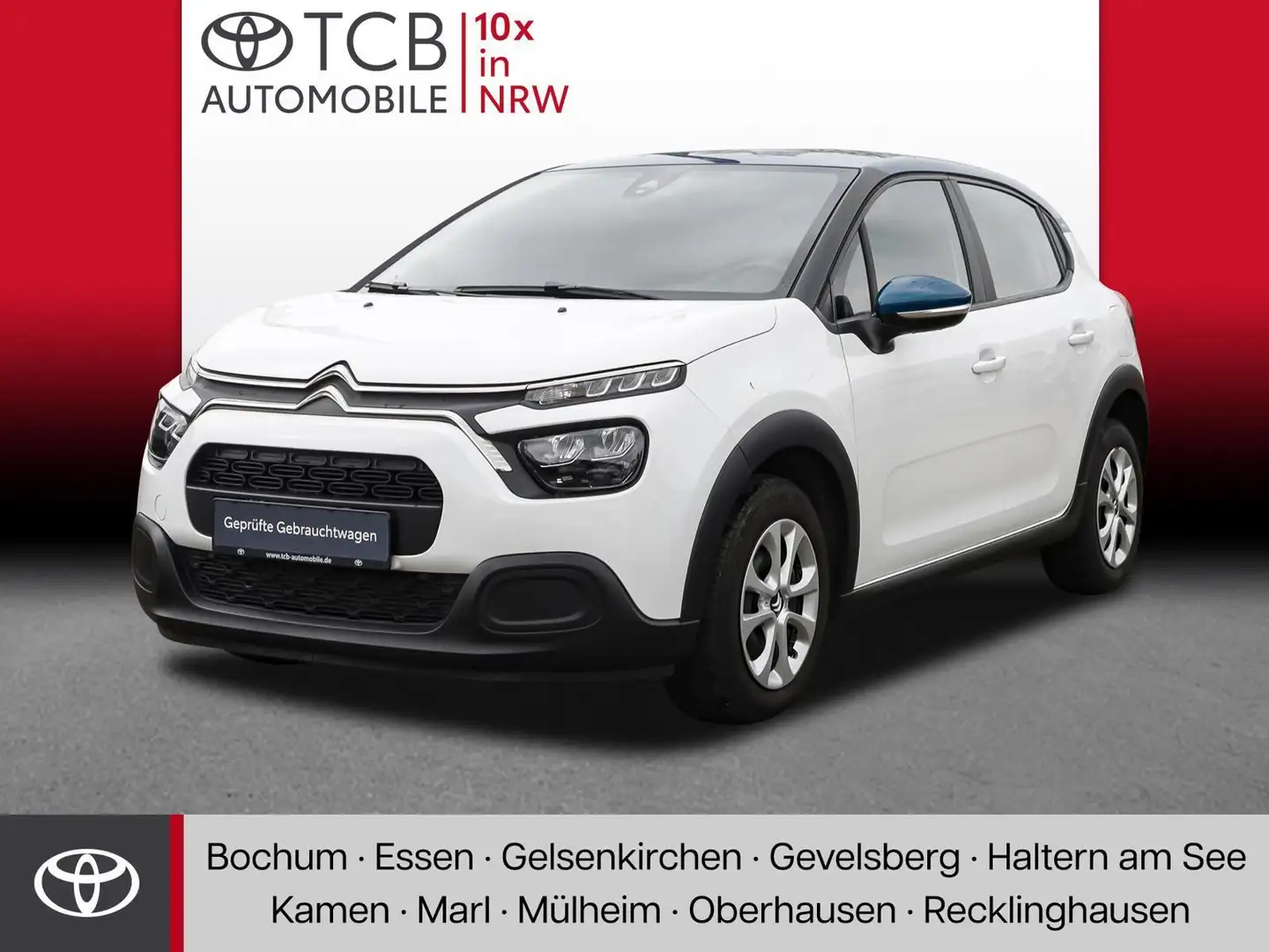 Citroen C3 PureTech Feel Stop&Start KLIMA SzHz BT ZV PDC DAB Blanco - 1