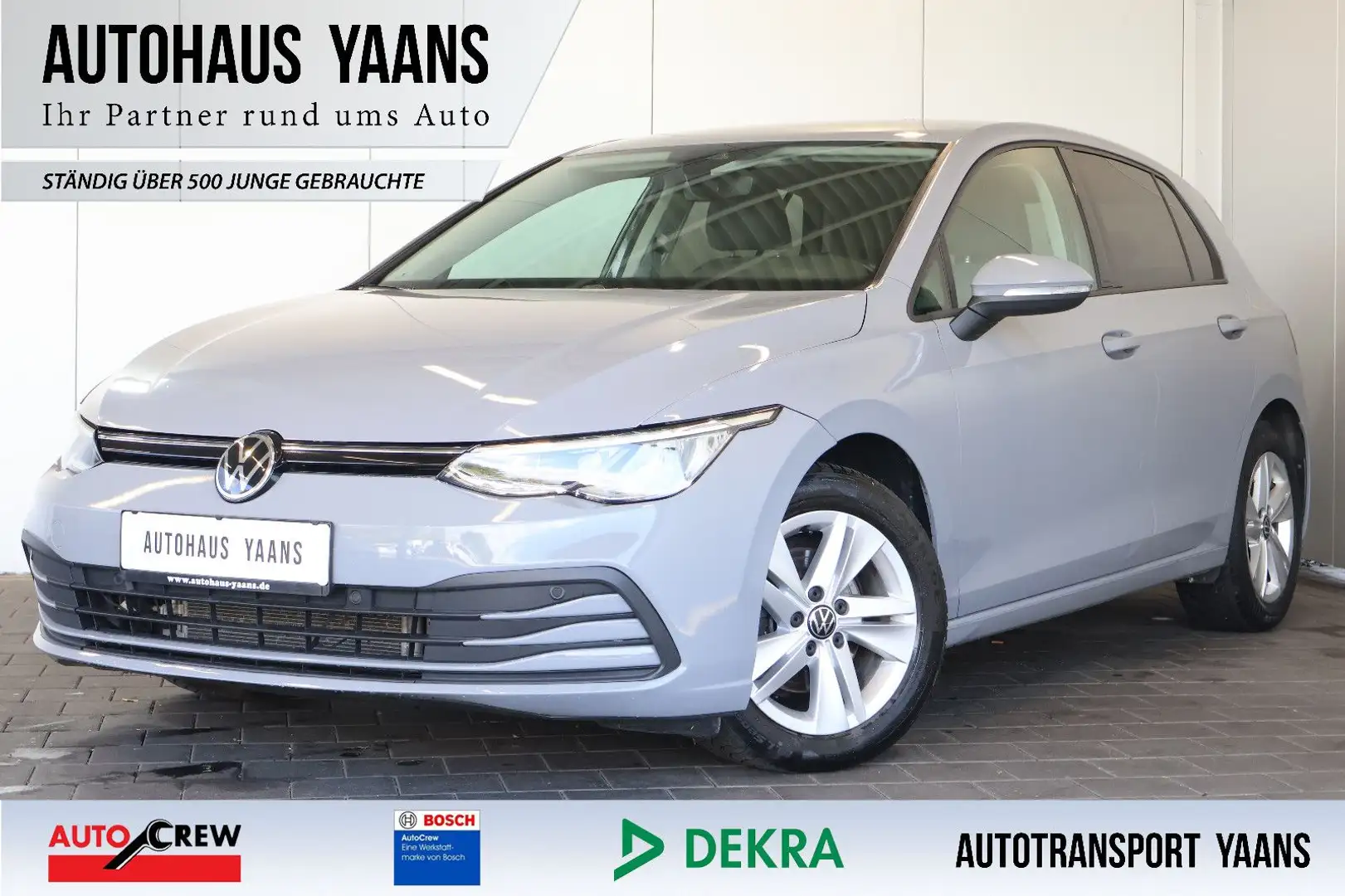 Volkswagen Golf VIII 2.0 TDI Life AID+ACC+LED+CARPLAY Grau - 1