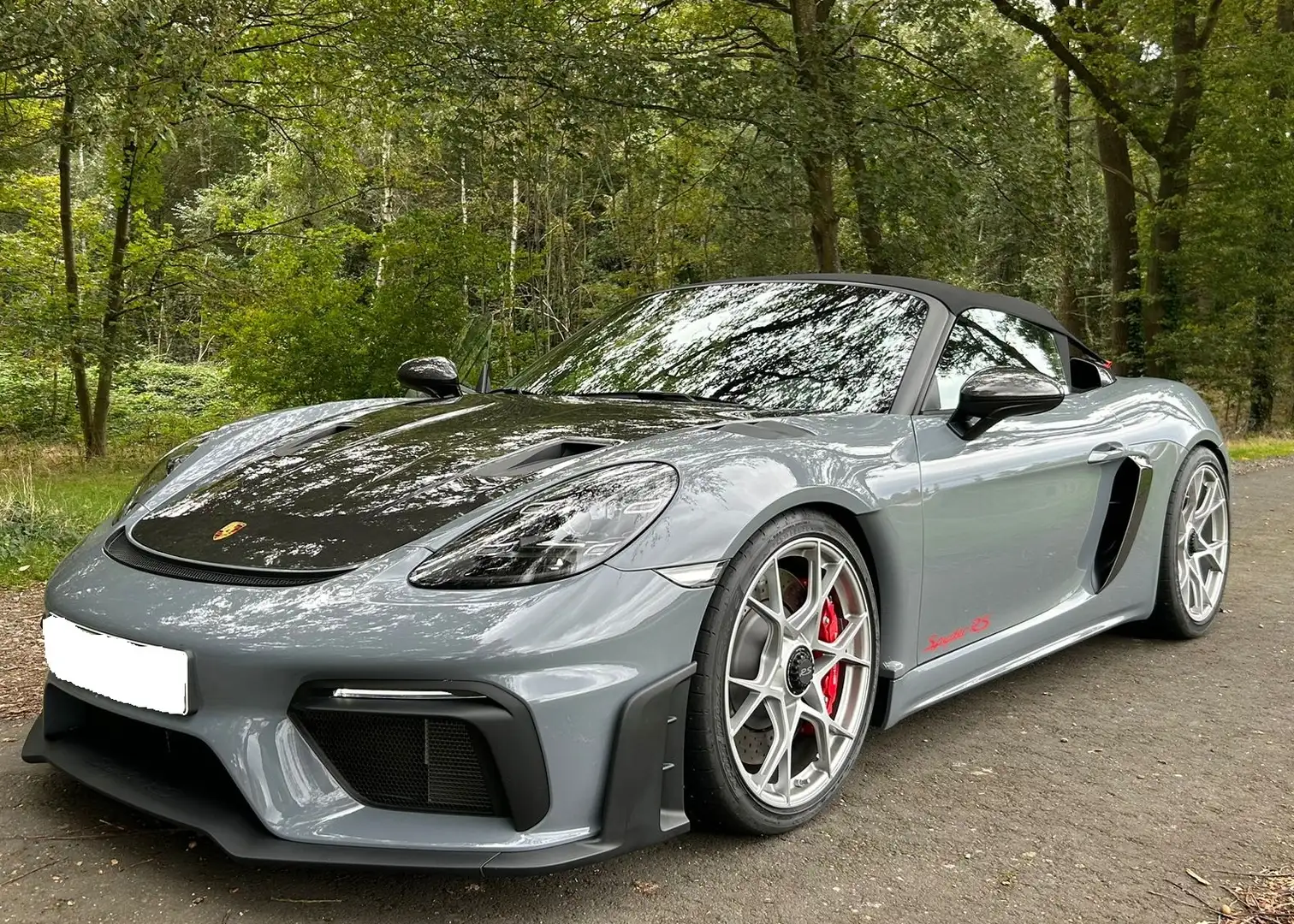 Porsche 718 Spyder 718 Spyder RS "WeissachPaket" arktigrau/Verdeck schwarz Grau - 2