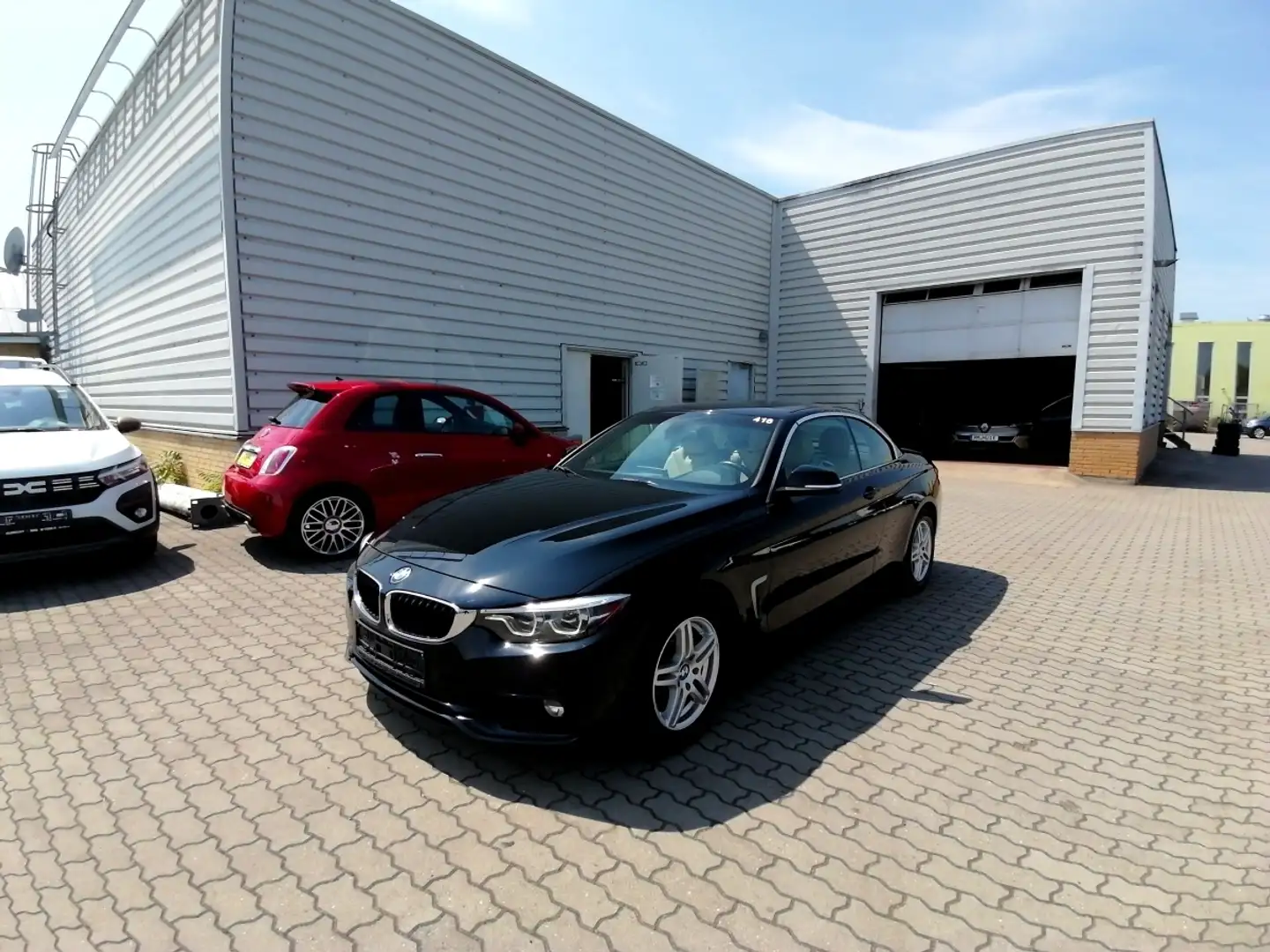 BMW 420 d Cabrio Sport Line Negro - 2