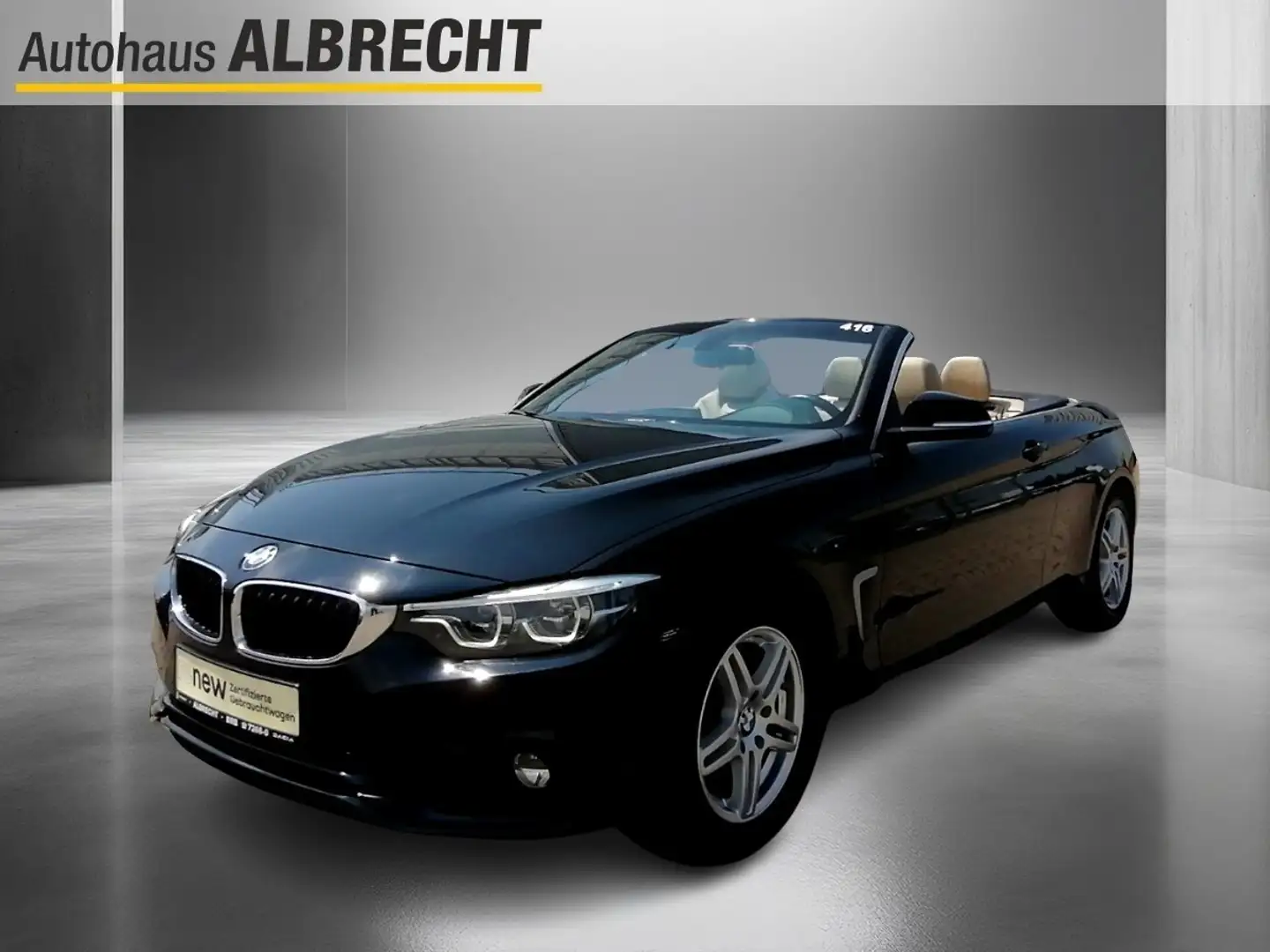 BMW 420 d Cabrio Sport Line Negro - 1