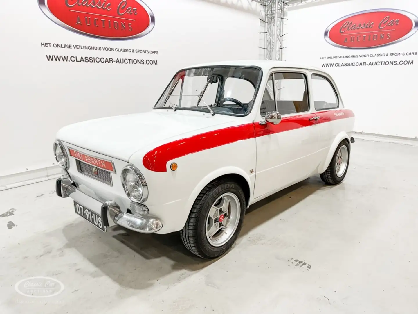 Fiat 850 Abarth Replica  - ONLINE AUCTION Wit - 1