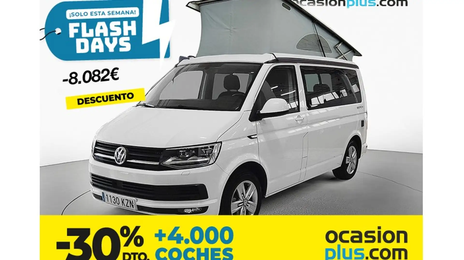 Volkswagen T6 California 2.0TDI BMT Beach DSG 146kW Blanco - 1