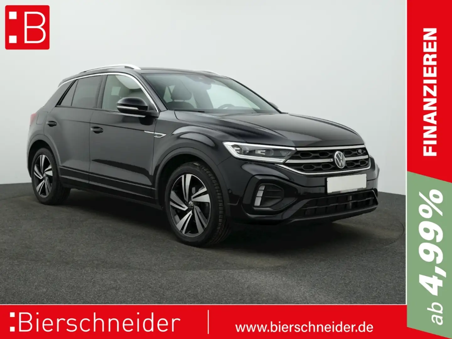 Volkswagen T-Roc 1.5 TSI DSG R-Line AHK NAVI IQ.LIGHT KAMERA NEVADA Schwarz - 1