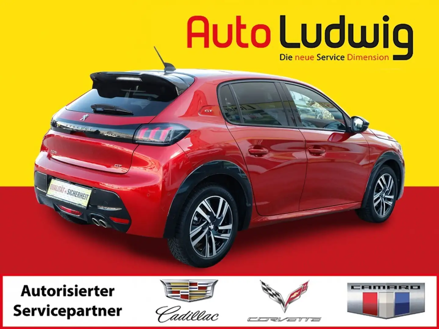 Peugeot 208 GT Pack Pure Tech 130 S&S Aut.*NAVI*LED*PDC*PAN... Schwarz - 2