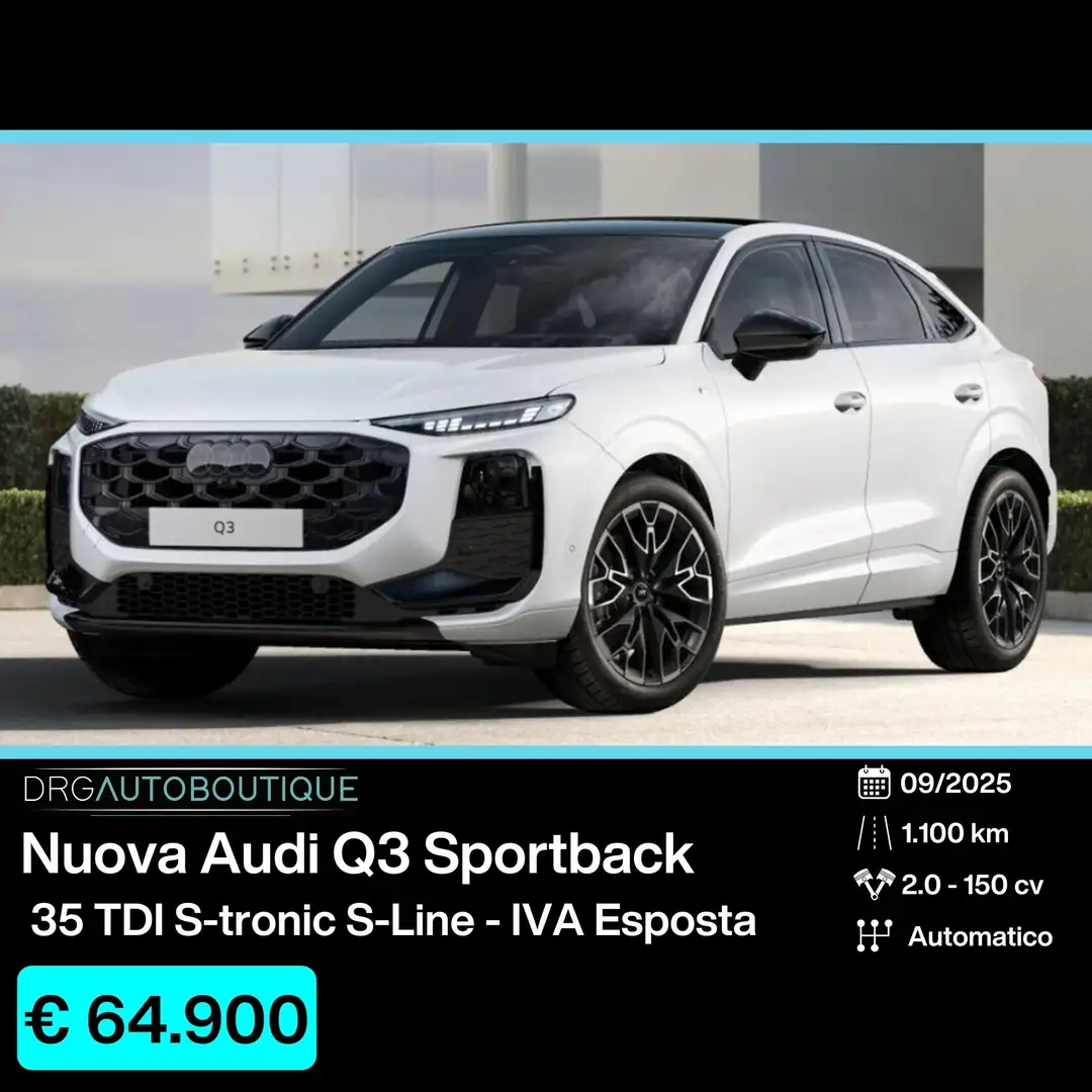 Audi Q3 Q3 SPB 35 TDI S tronic S line edition Weiß - 1