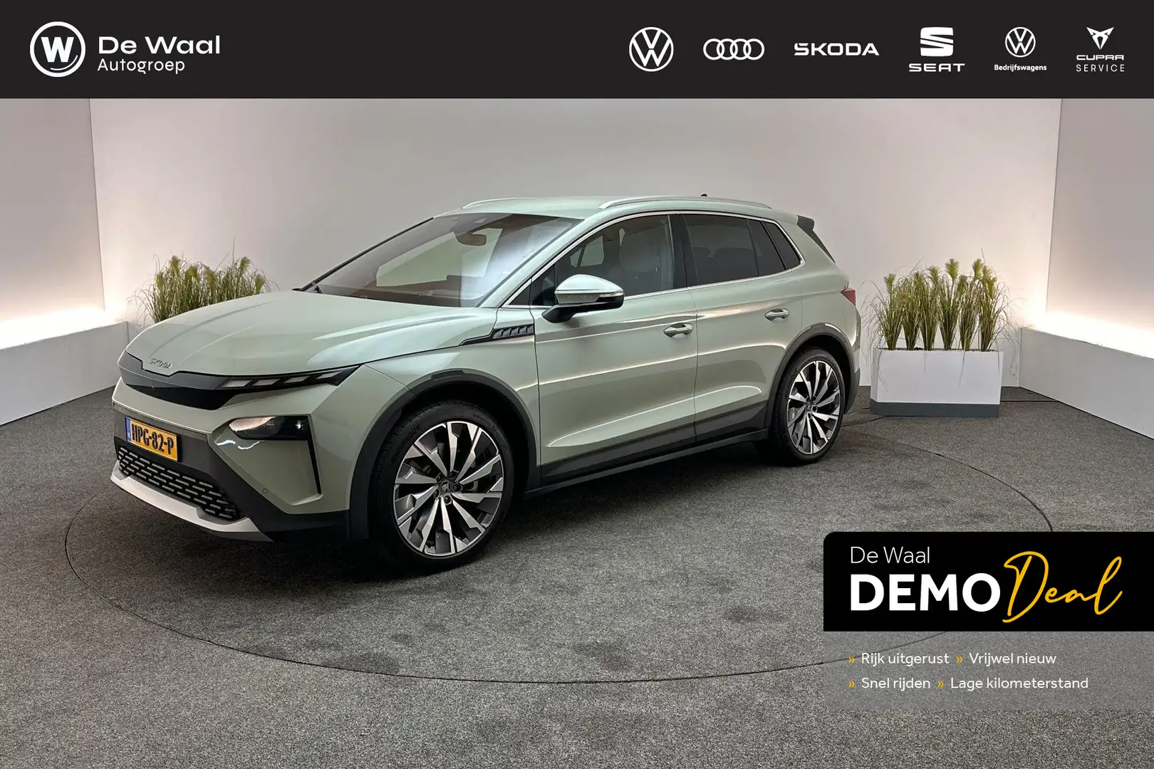 Skoda Elroq 85 286pk Sportline Edition Alpha | Trekhaak Zwenkb Verde - 1