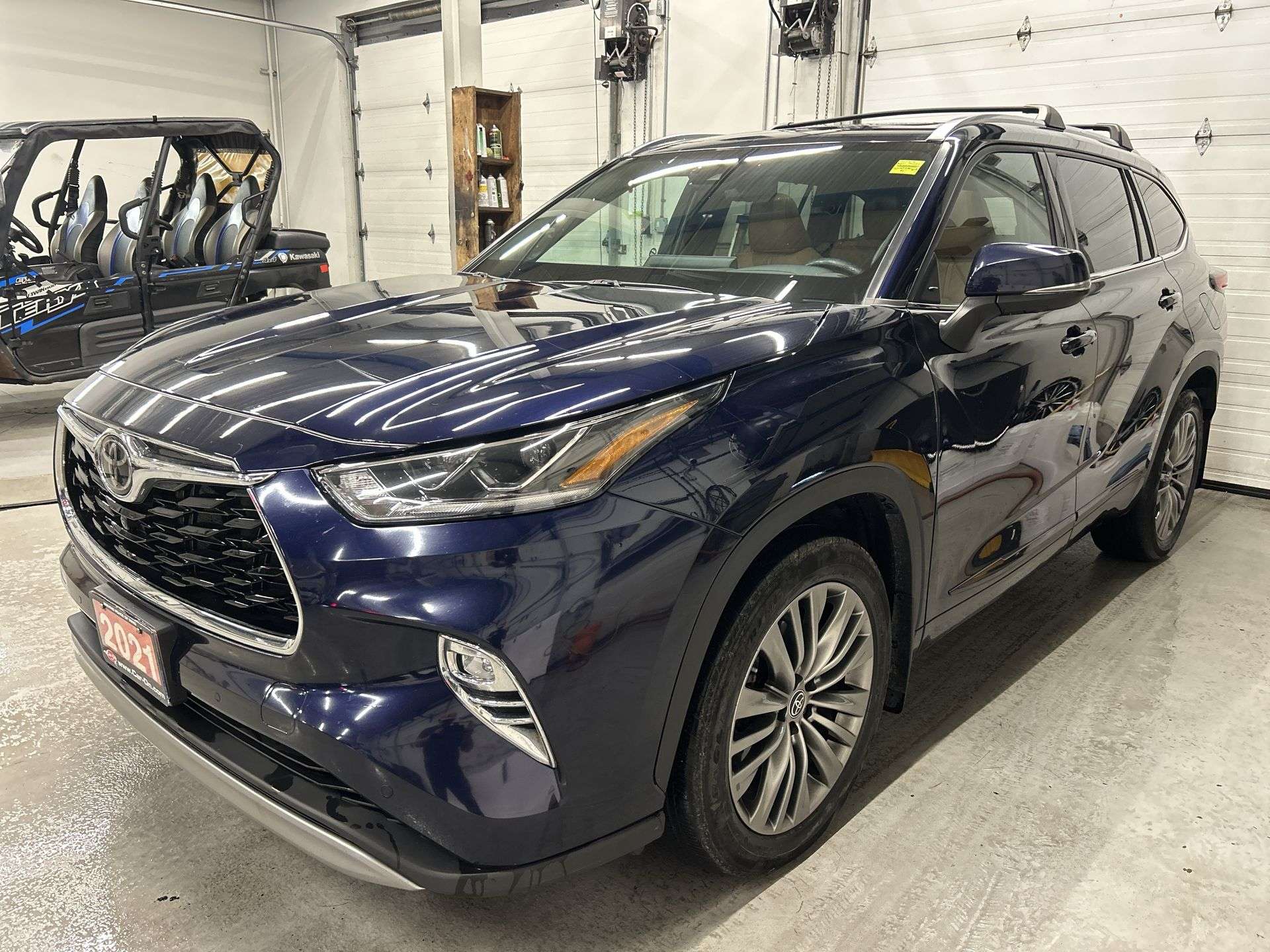 Blue 2021 Toyota Highlander SUV / Crossover All-Wheel Drive Automatic