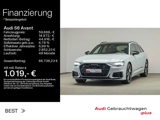 Audi S6 AHK, Air, Pano, HUD, Assist Plus, Stndh