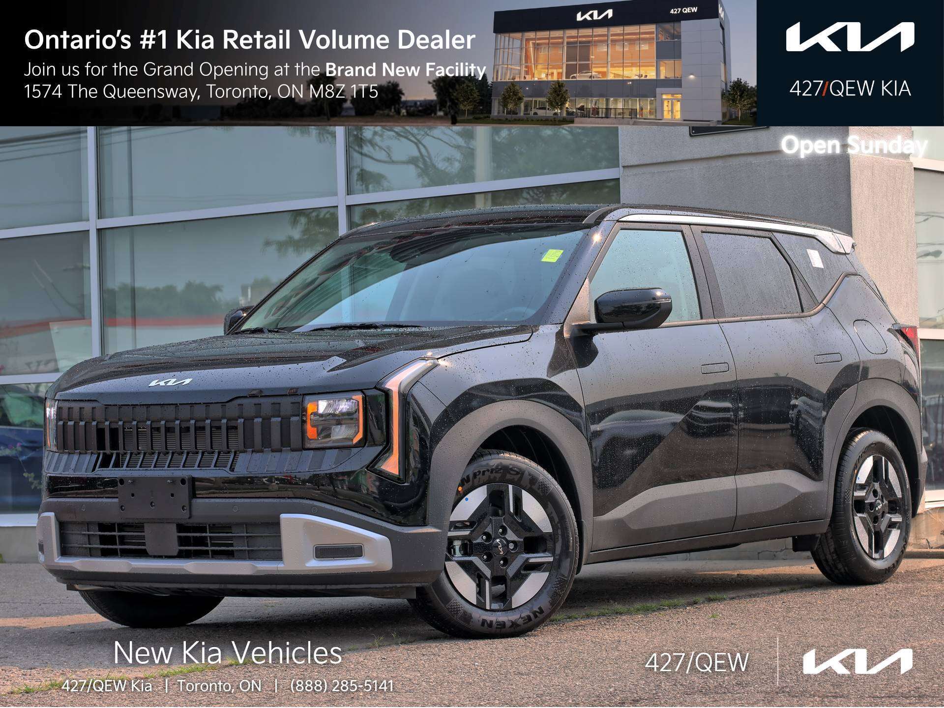 Black 2027 Kia Seltos SUV / Crossover Front-Wheel Drive Automatic