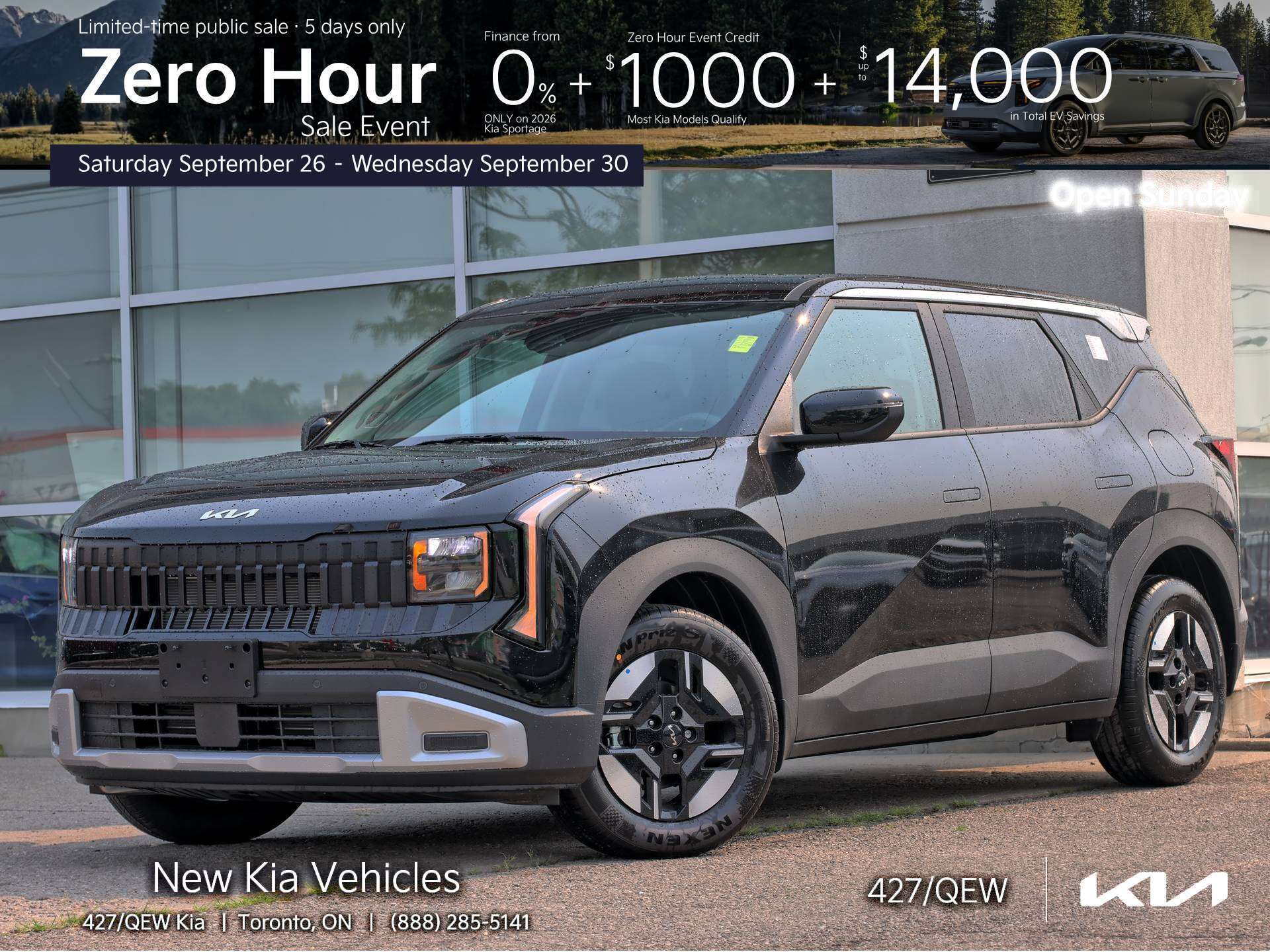 Black 2027 Kia Seltos SUV / Crossover Front-Wheel Drive Automatic