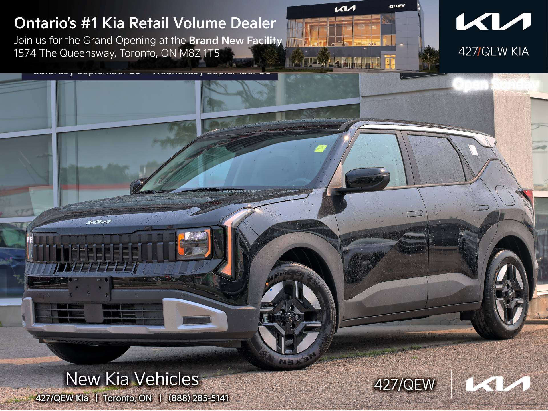Black 2027 Kia Seltos SUV / Crossover Front-Wheel Drive Automatic