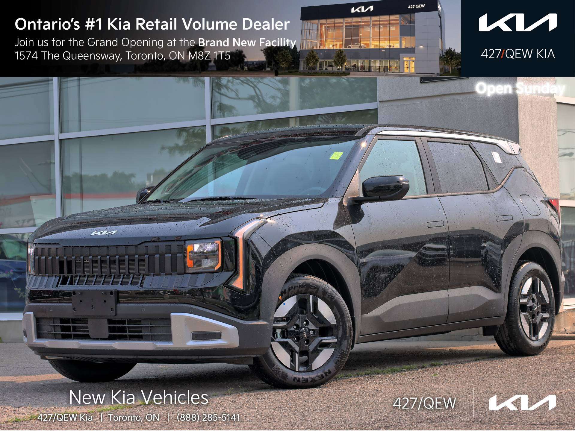 Black 2027 Kia Seltos SUV / Crossover Front-Wheel Drive Automatic