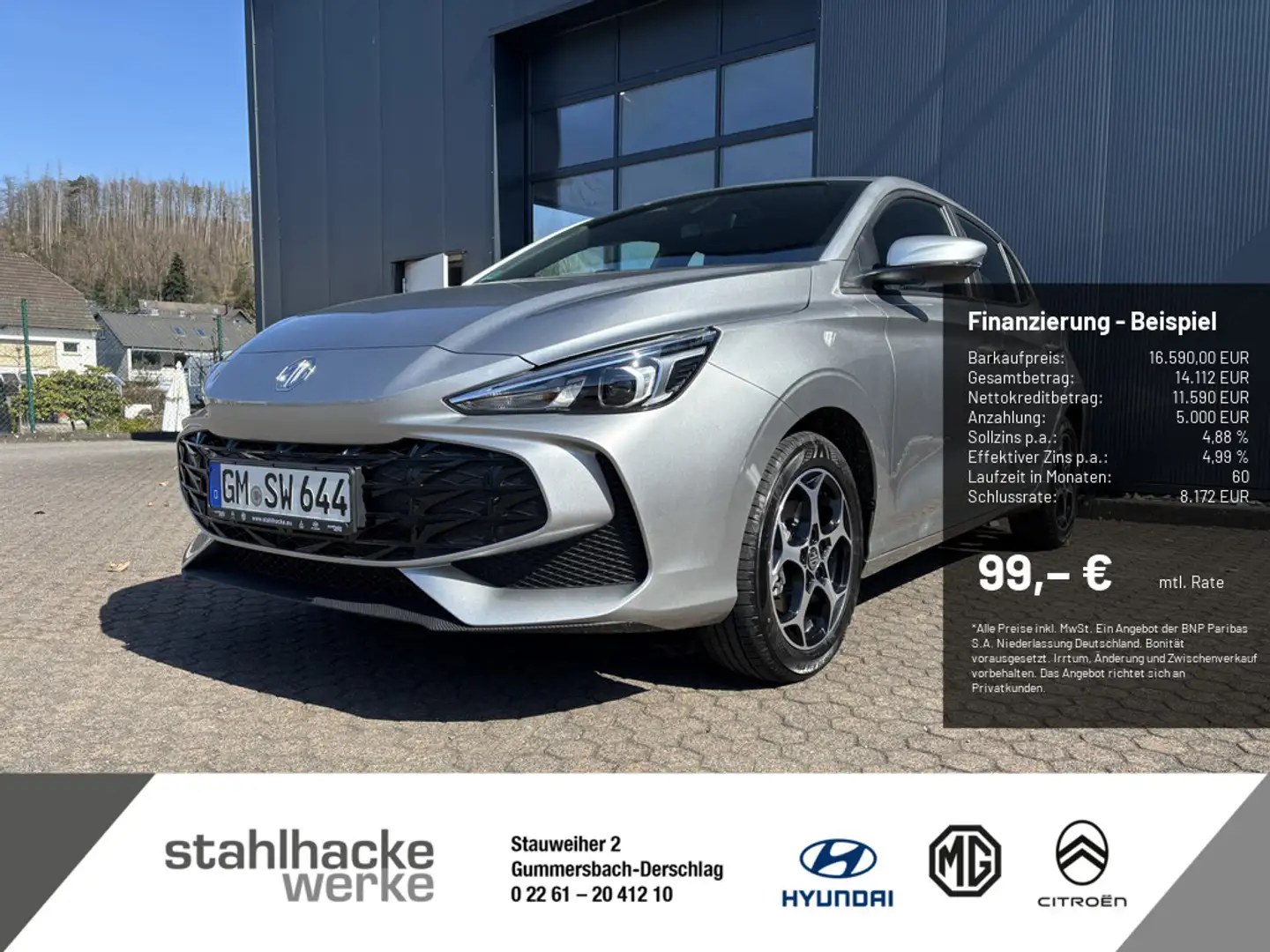 MG MG3 Comfort 1.5 Argent - 1