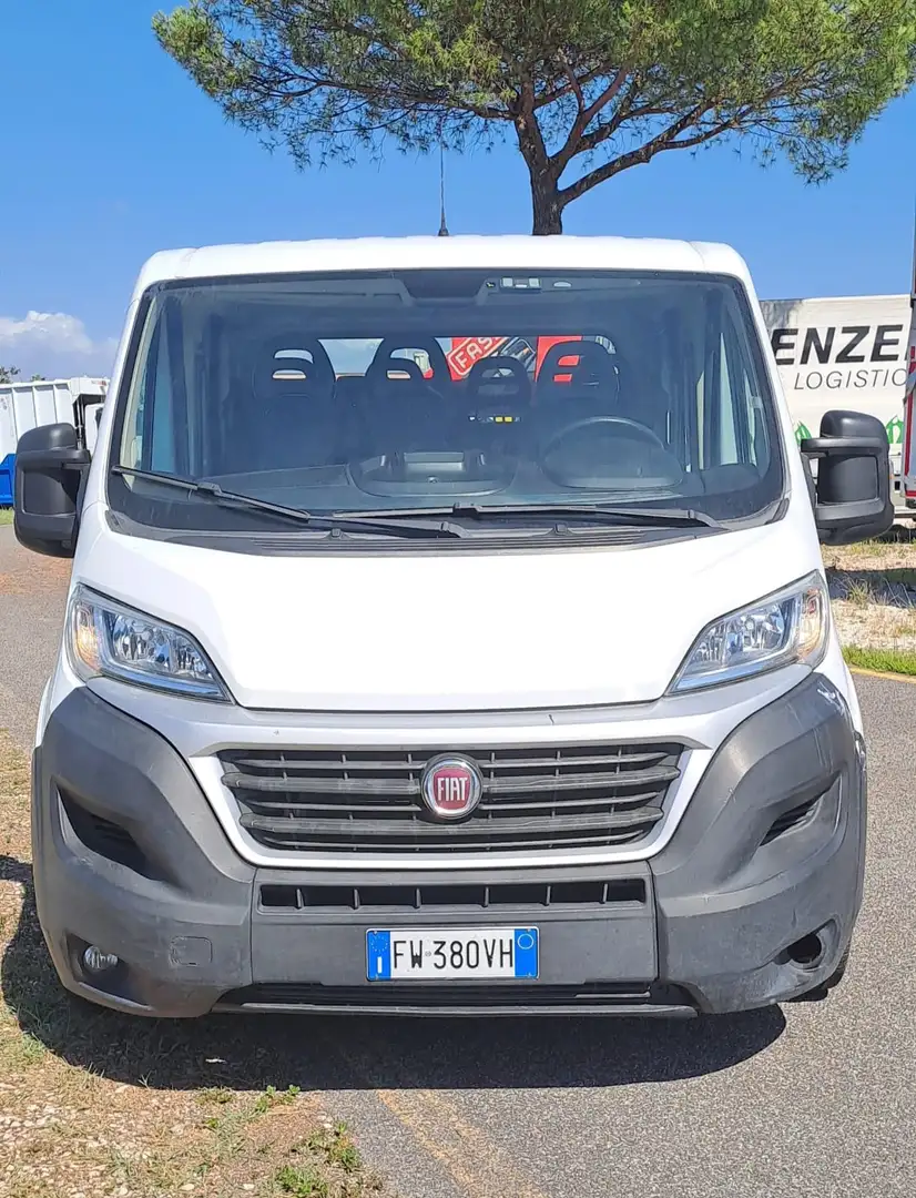 Fiat Ducato MAXI 35 LH1 2.3 MTJ CASSONE FISSO E GRU Bianco - 2