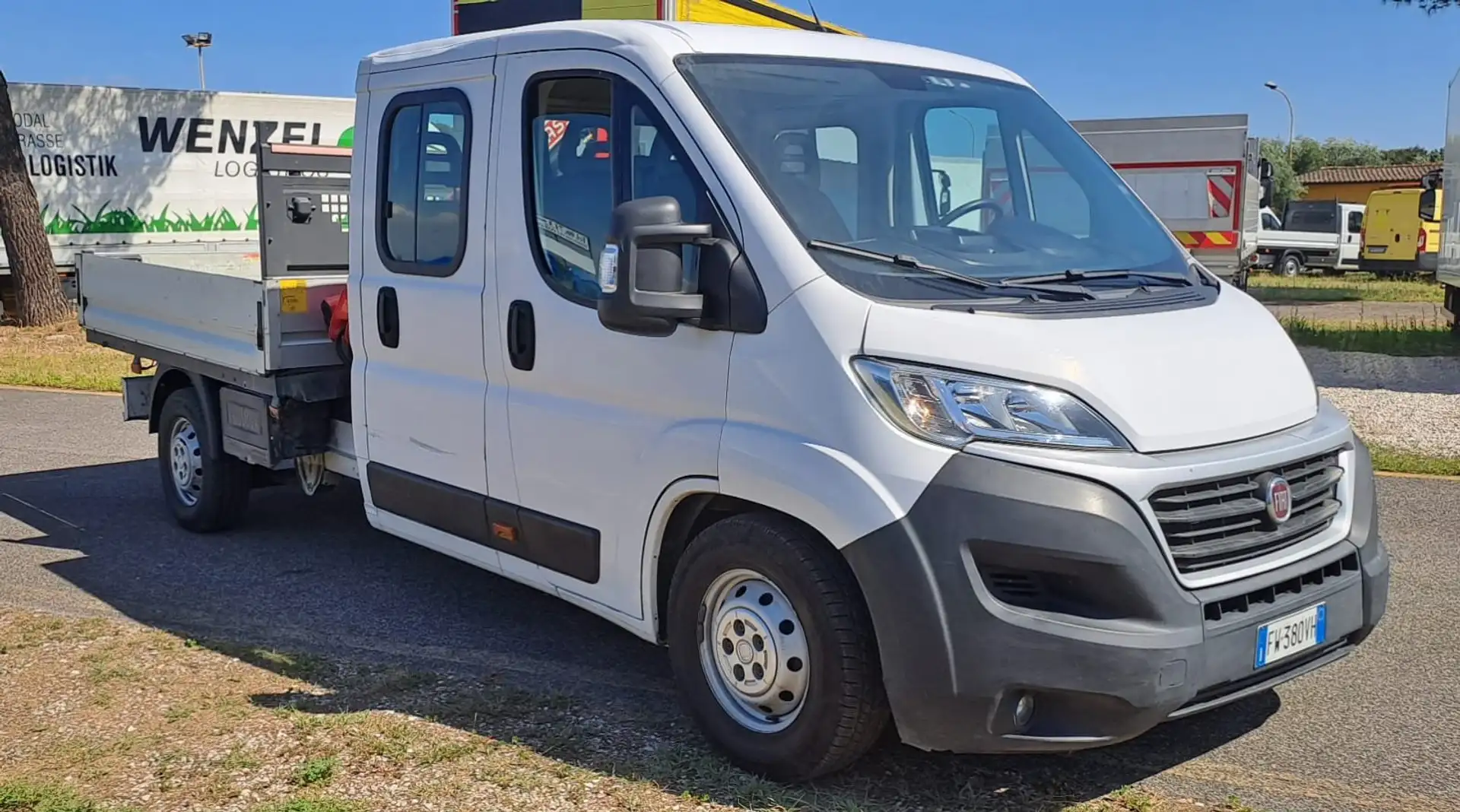 Fiat Ducato MAXI 35 LH1 2.3 MTJ CASSONE FISSO E GRU Bianco - 1