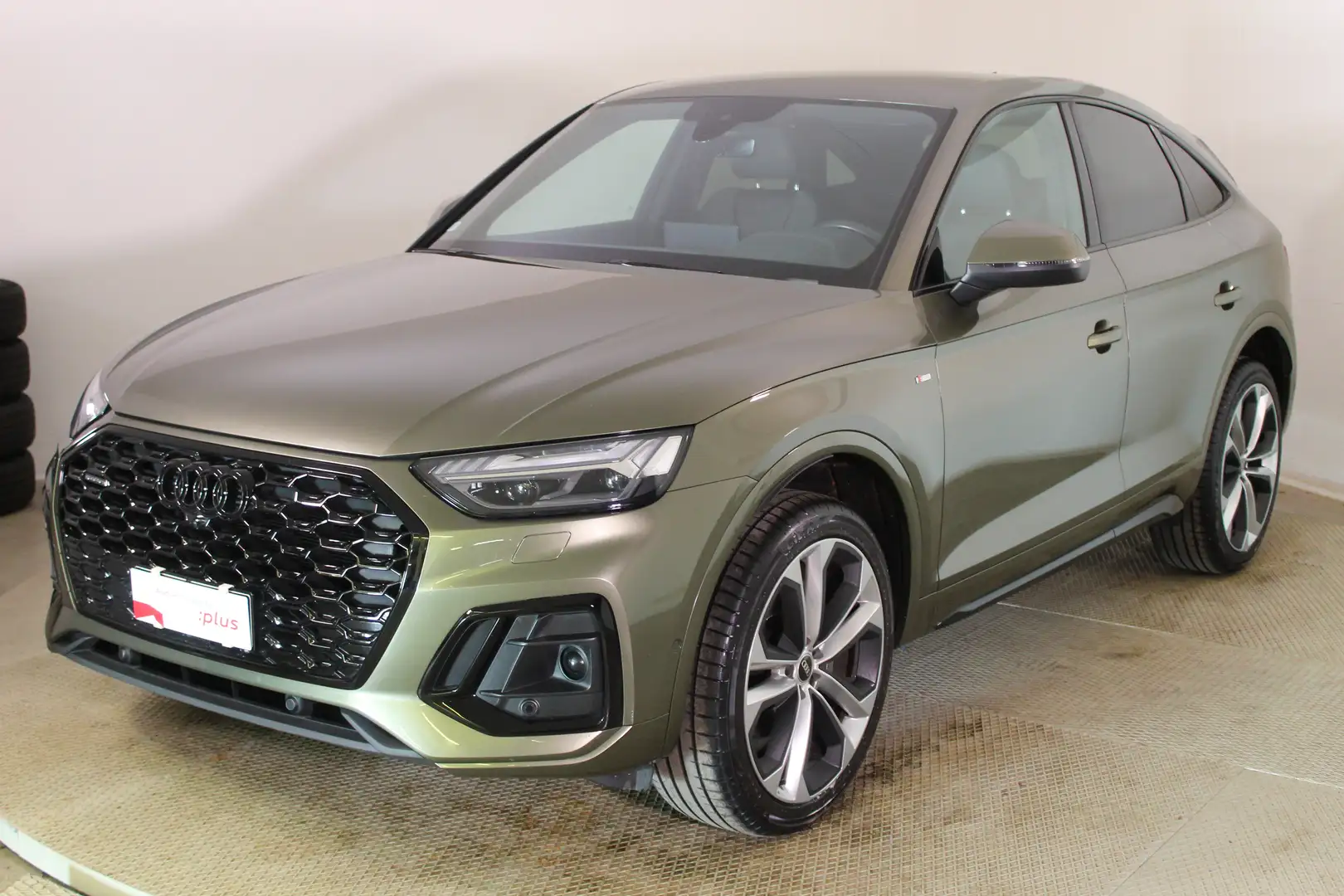 Audi Q5 Sportback 40 2.0 tdi mhev S line Plus quattro s-tr Verde - 1