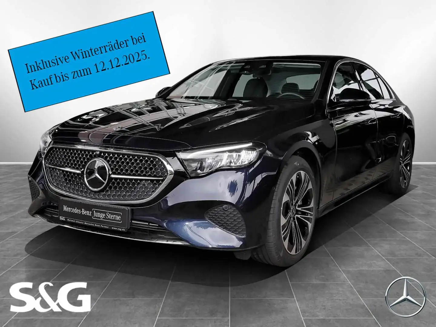 Mercedes-Benz E 300 de Limousine AVANTGARDE BURMESTER+19 ZOLL Blauw - 1