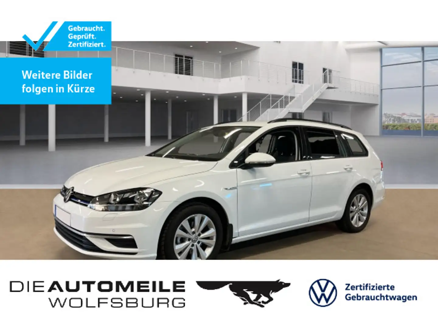 Volkswagen Golf 7 Variant 1.5TGI DSG Comfortline AHK/KAMERA Weiß - 1