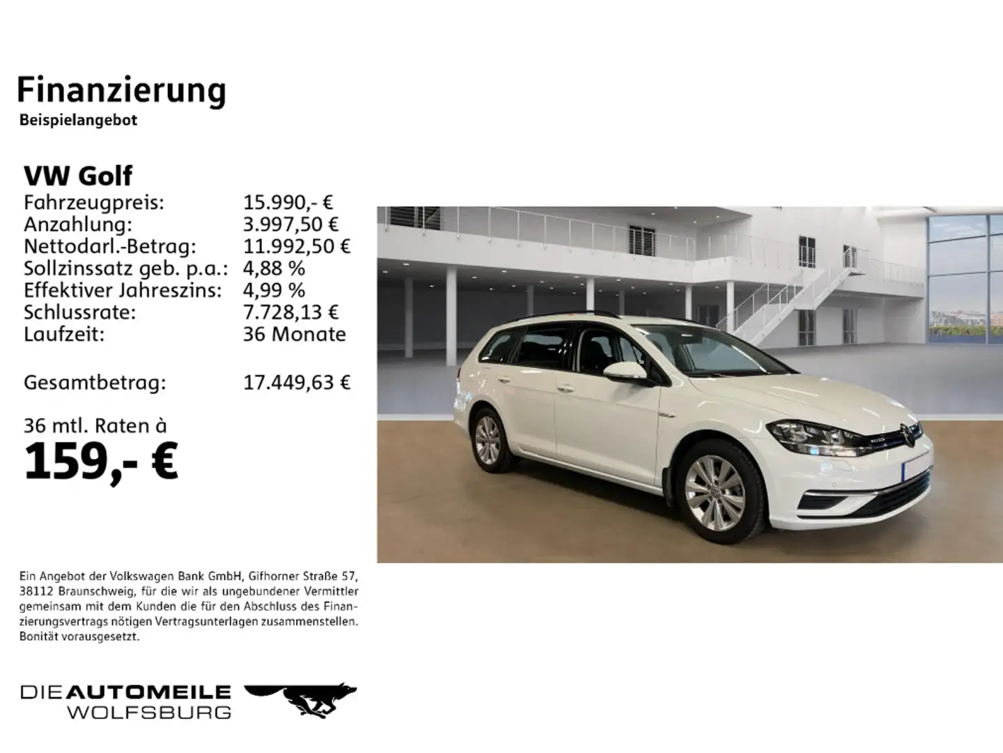 Volkswagen Golf 7 Variant 1.5TGI DSG Comfortline AHK/KAMERA Weiß - 2