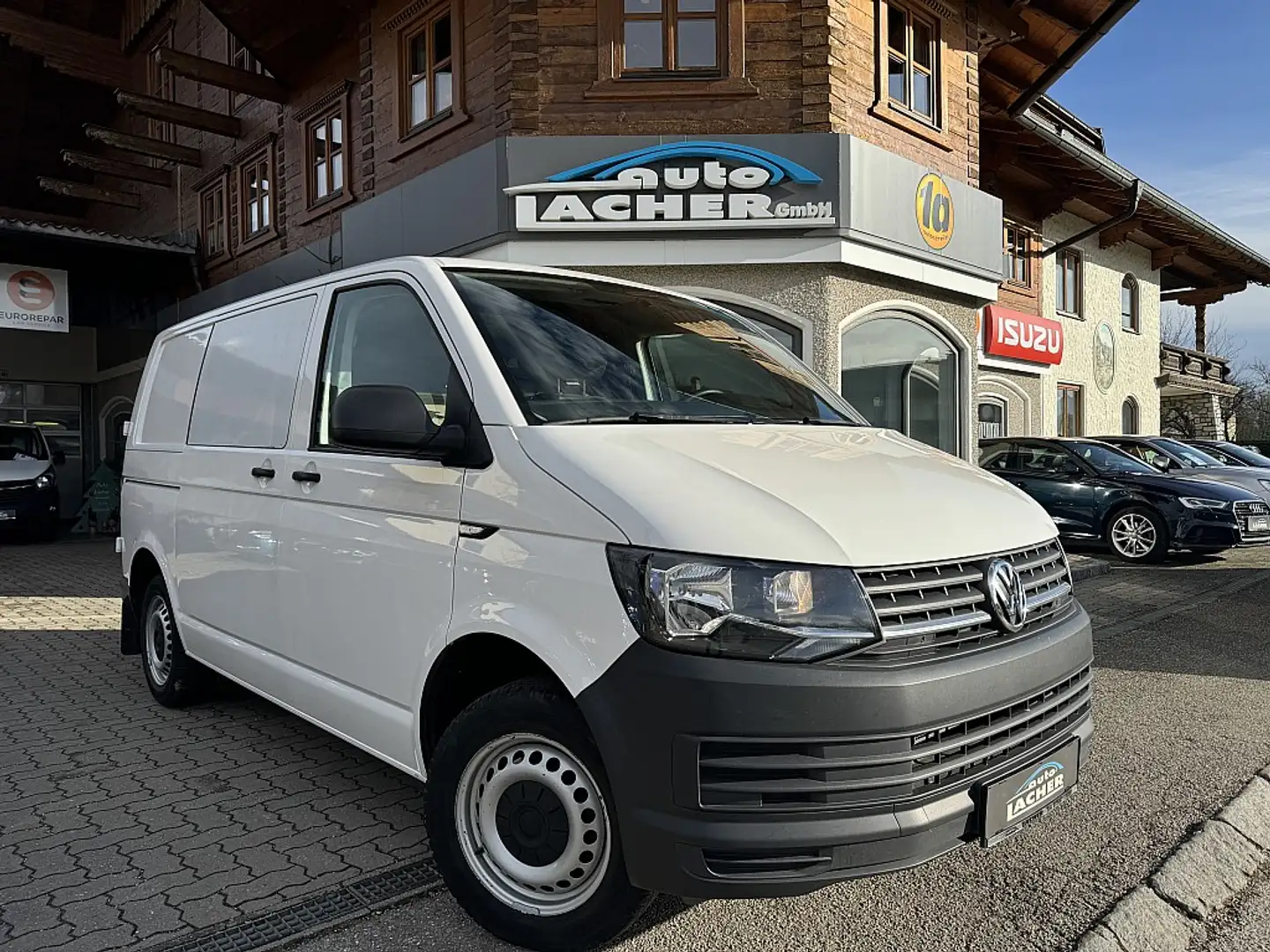Volkswagen T6 Transporter KR 2,0 TDI DSG Wit - 1