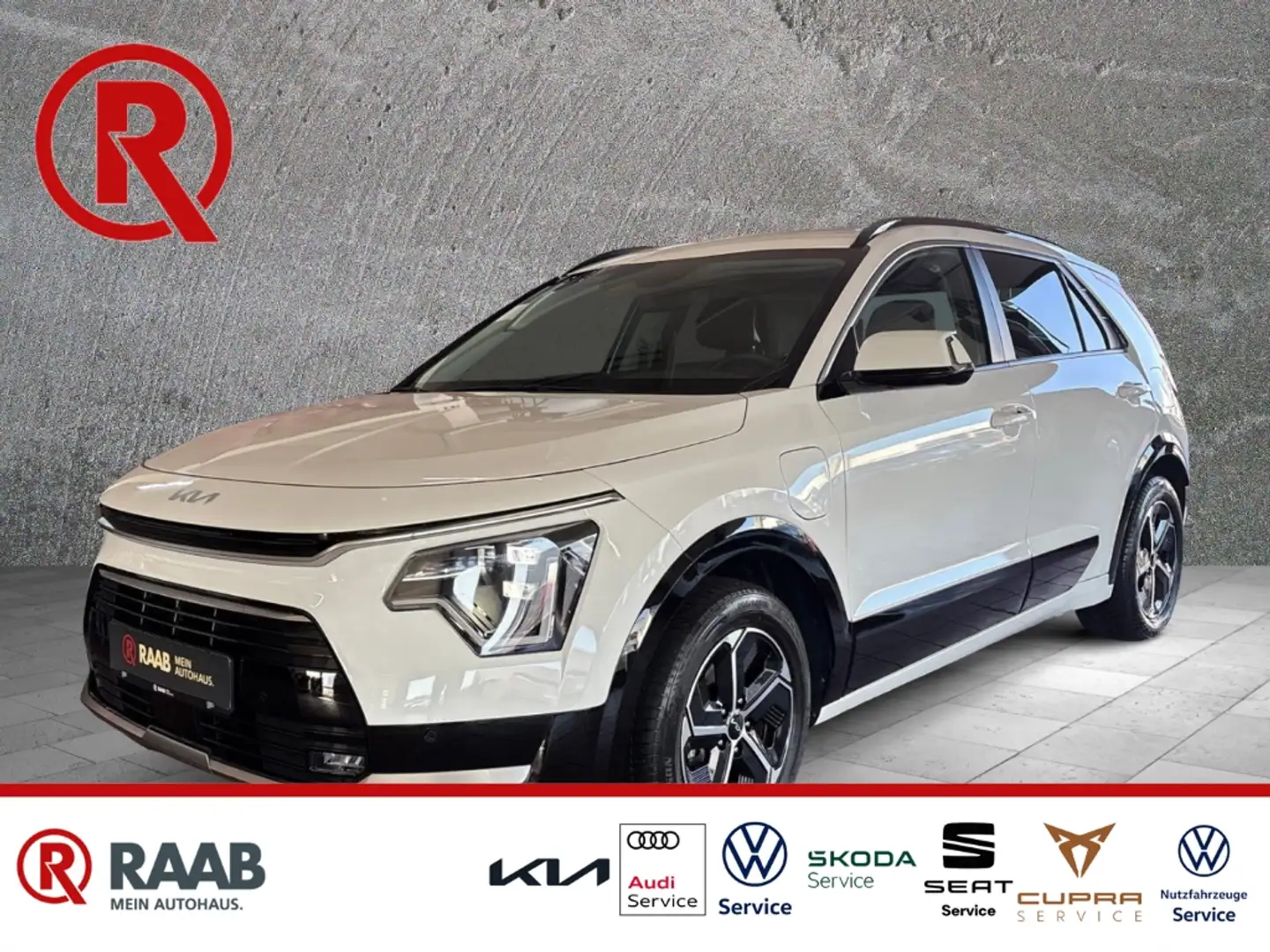 Kia Niro Plug-in Hybrid Vision 1.6 PDCv+h Rückfahrkam. SHZ Weiß - 1