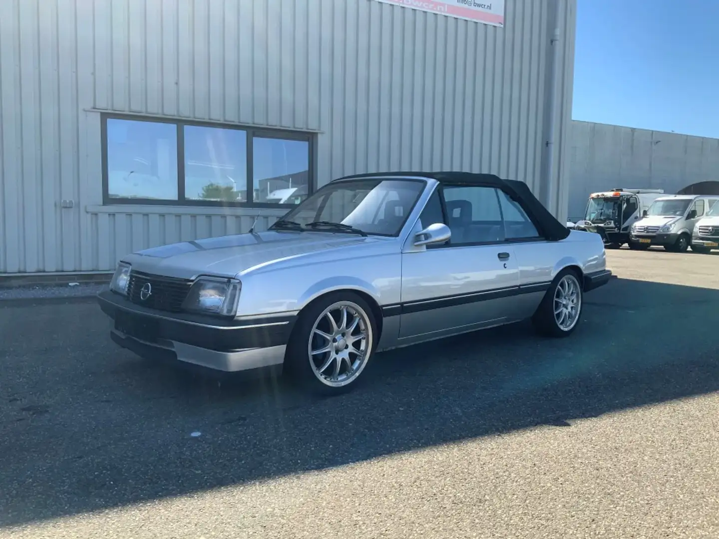 Opel Ascona 1.6 S Automaat Cabriolet Marge geen btw Silber - 1
