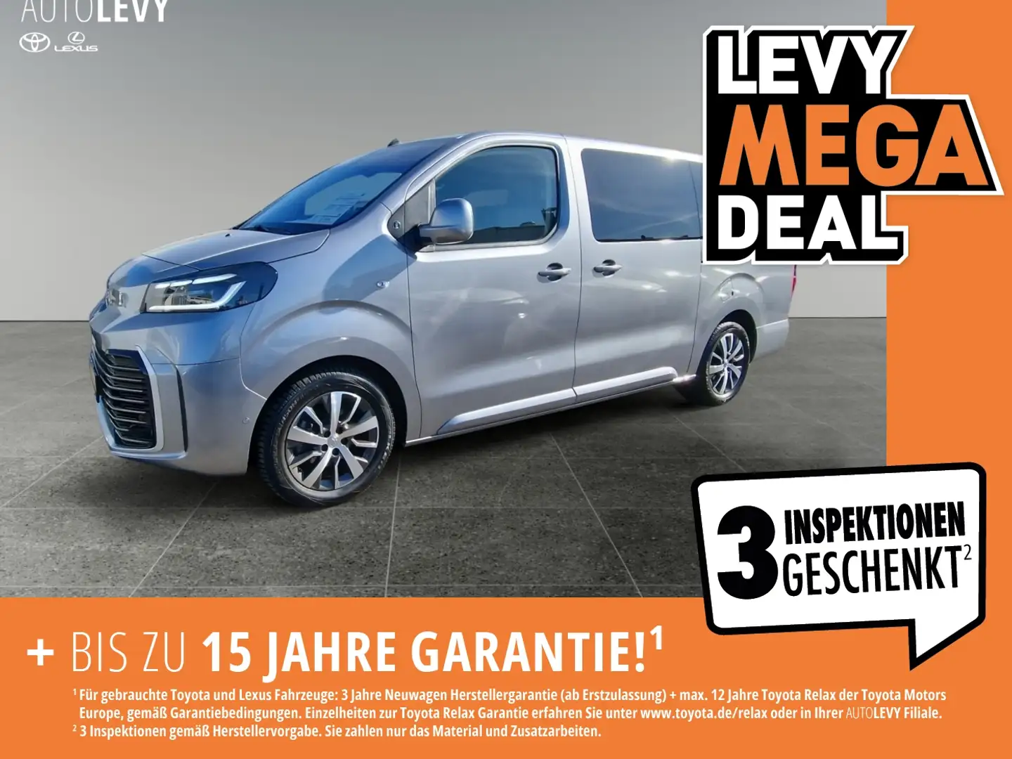 Toyota Proace Verso 2.0 D L2 Team D. -neues Modell- LED Silber - 1