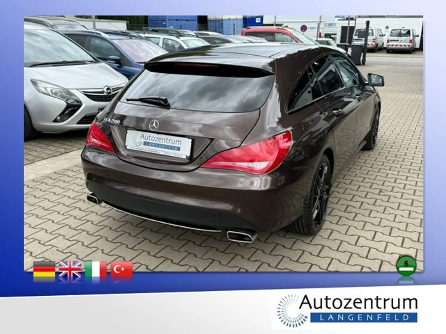 Mercedes-Benz CLA 200 Shooting Brake Urban *NAVI*LEDER*XENON* Marrone - 2