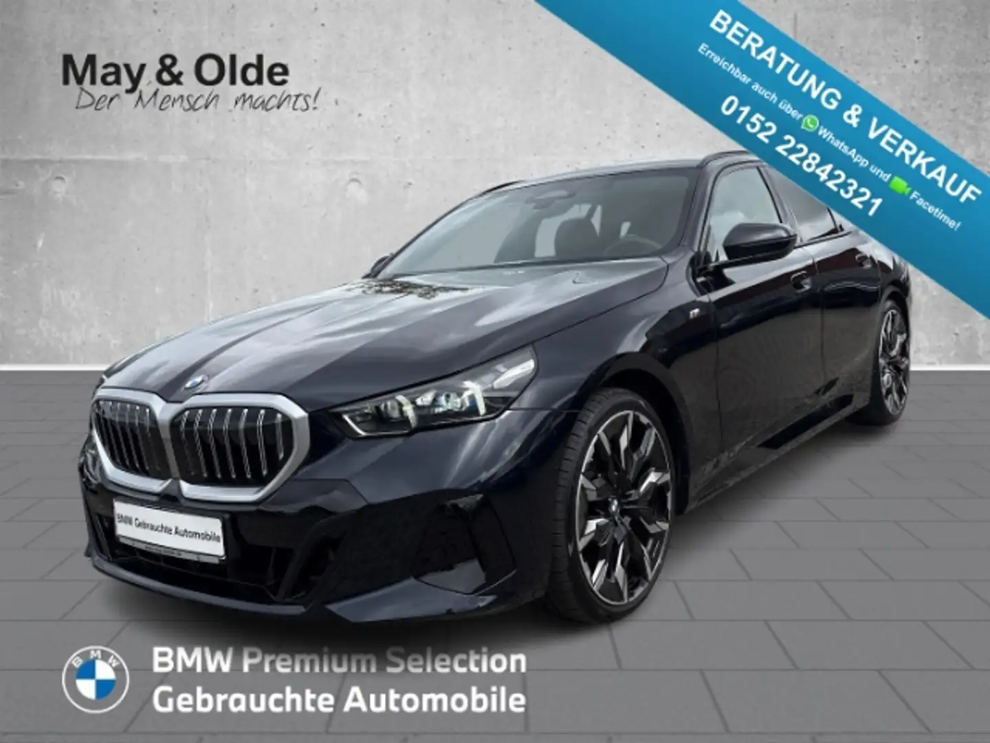 BMW 520 I M Sport AHK SHZ Navi Digitales Cockpit HarmanKar Schwarz - 1