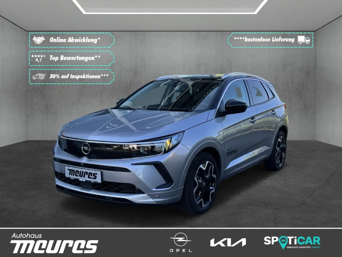 Opel Grandland Ultimate KAMERA NAVI SITZHEIZUNG KLIMA *SOFORT VER Grau - 1