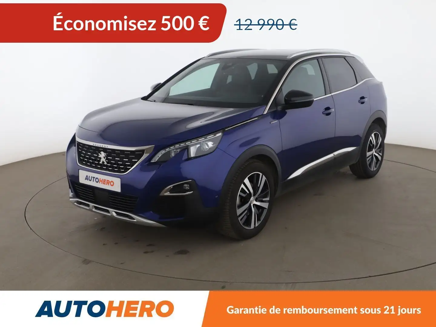 Peugeot 3008 1.2 PureTech GT Line Bleu - 1