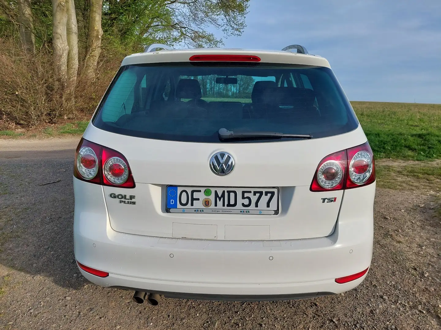 Volkswagen Golf Plus Style Blanc - 2