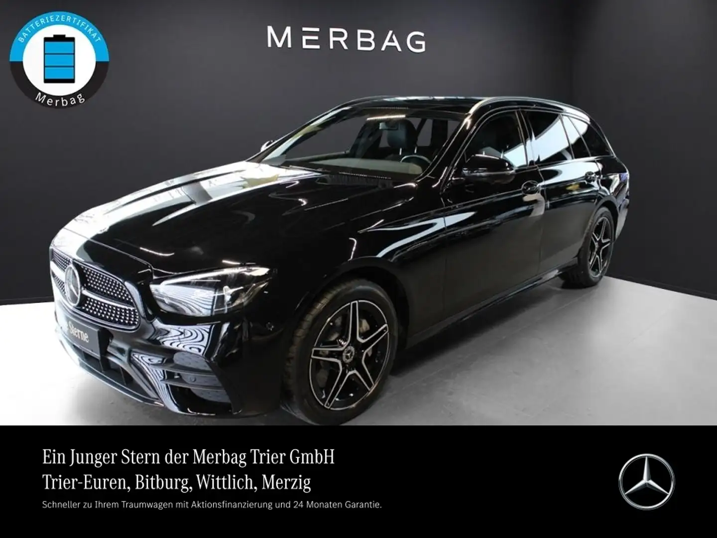 Mercedes-Benz E 300 de 4M T *AMG Night Distro Wide LED AHK Schwarz - 1