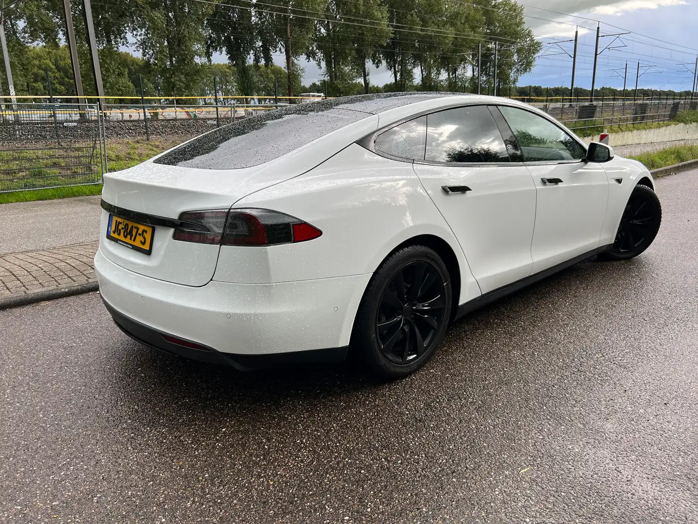 Tesla Model S 70D Base | Panoramadak | Prijs in de btw Wit - 2
