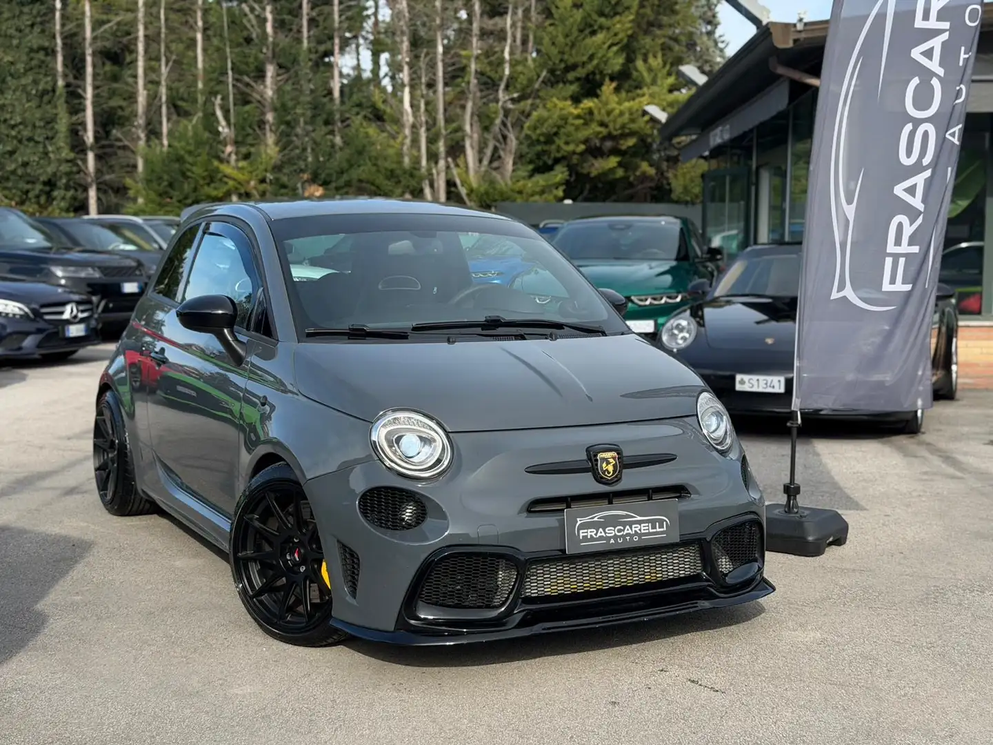 Abarth 595 1.4 t-jet /UNIC!!!ASSETTO GHIERA BLISTEN/DWON PIPE Grau - 1
