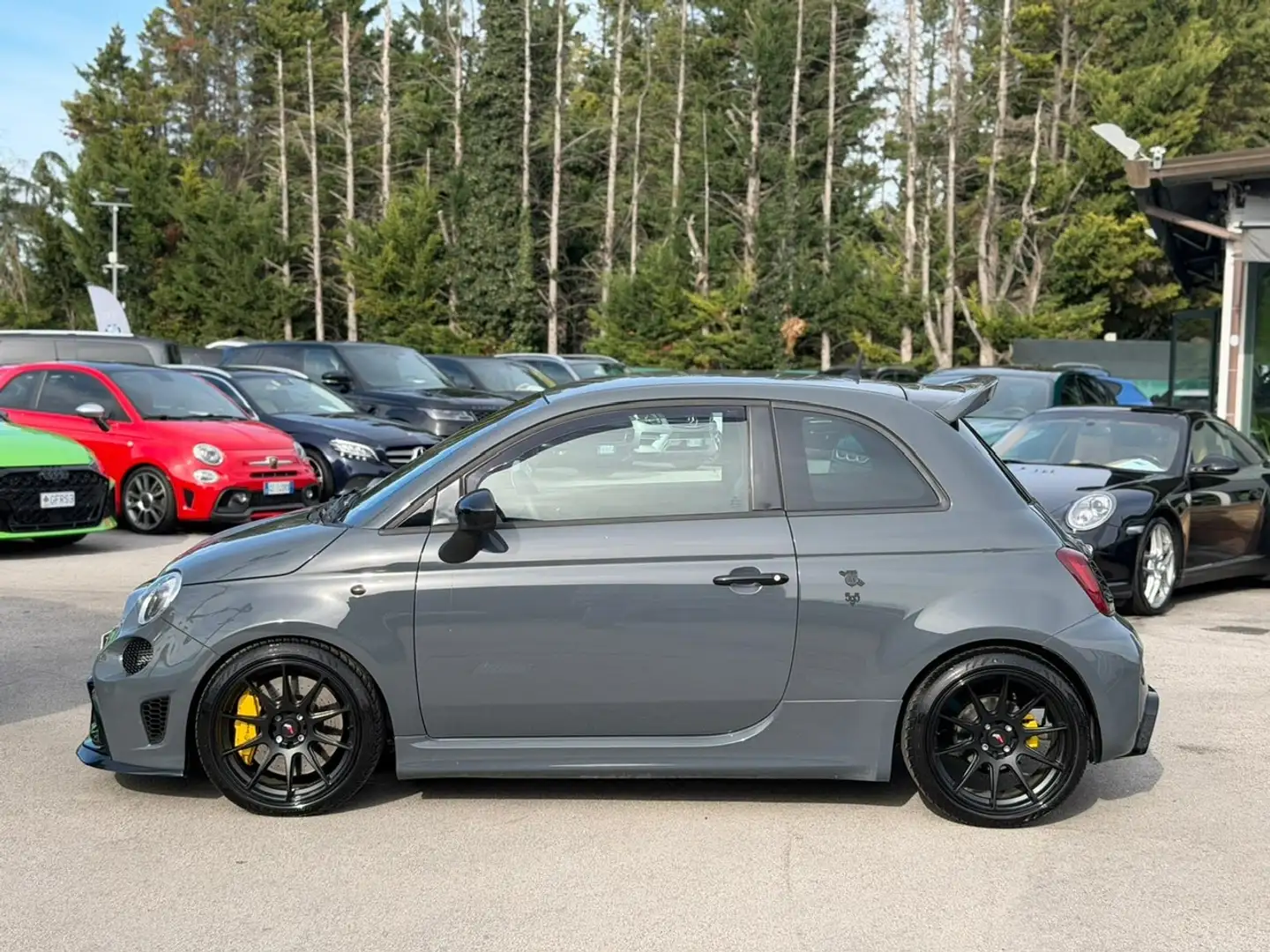 Abarth 595 1.4 t-jet /UNIC!!!ASSETTO GHIERA BLISTEN/DWON PIPE Grau - 2