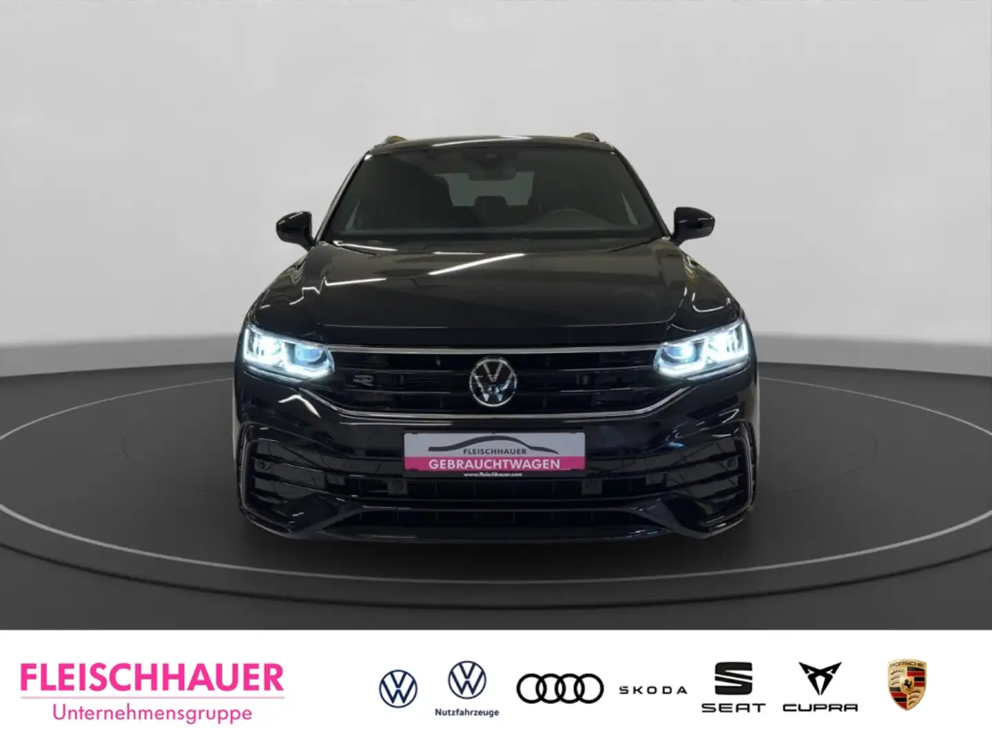 Volkswagen Tiguan R-Line 1.5 TSI Matrix+VC+AHK+Kamera+App-connect Schwarz - 2