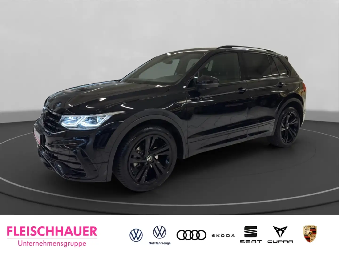 Volkswagen Tiguan R-Line 1.5 TSI Matrix+VC+AHK+Kamera+App-connect Schwarz - 1