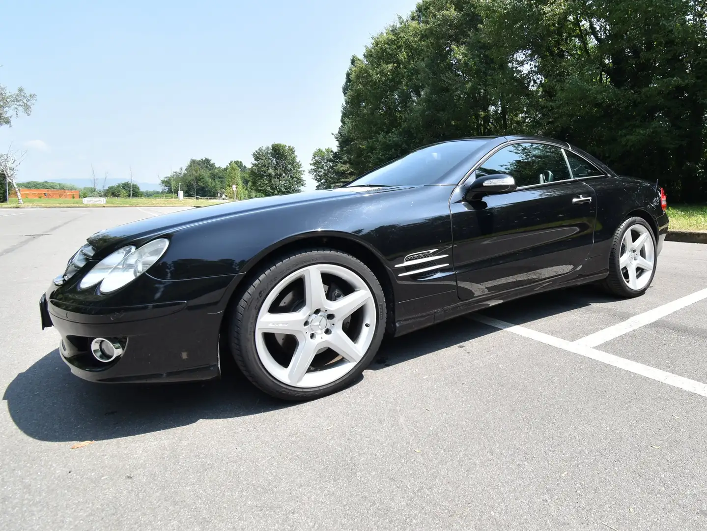 Mercedes-Benz SL 350 SL Roadster - R230 evo Sport auto Fekete - 2