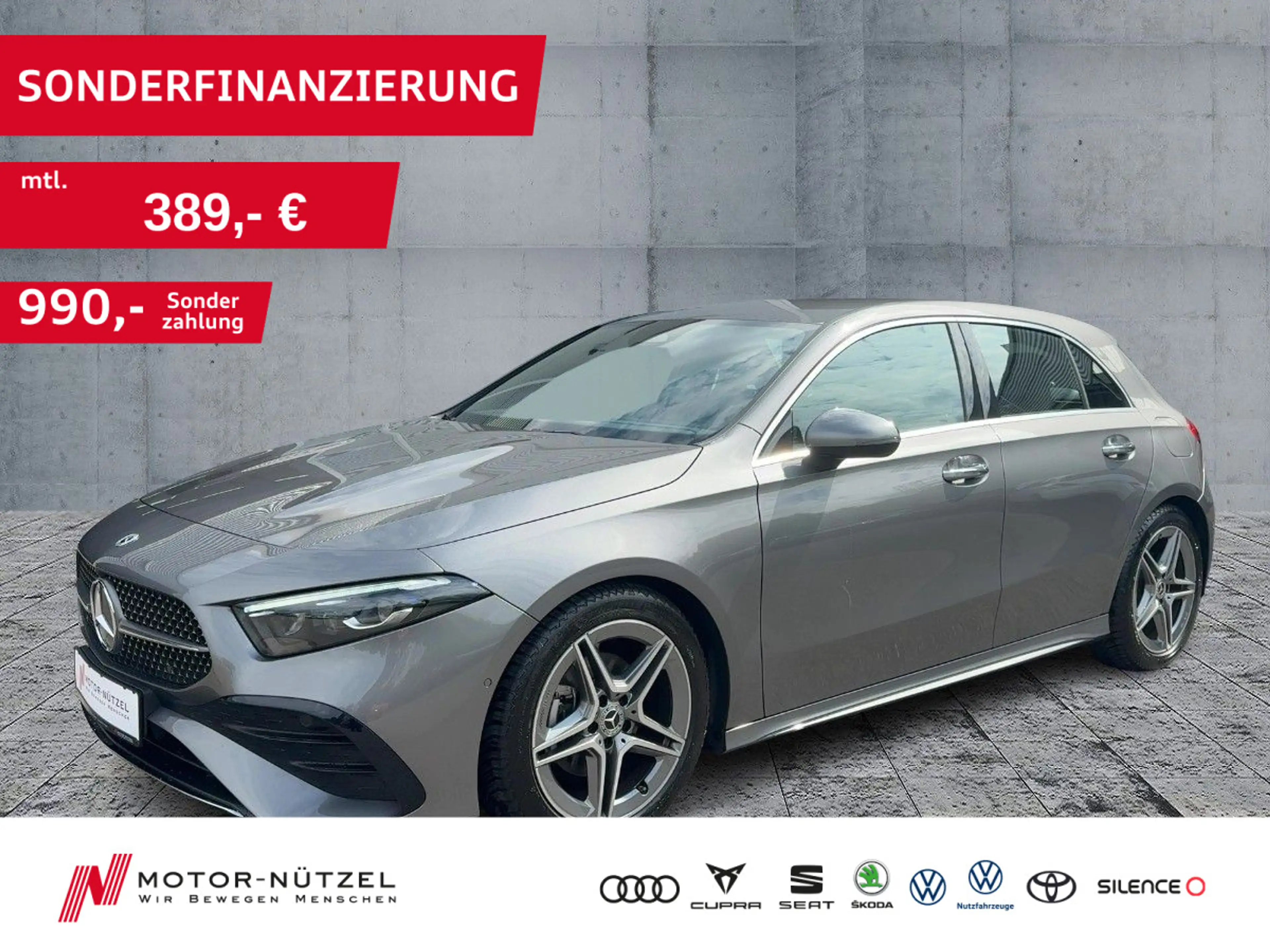 Mercedes-Benz A 200 AMG-LINE MULTIBEAM+NAV+SHZ+RFK+AHK+LM 18"