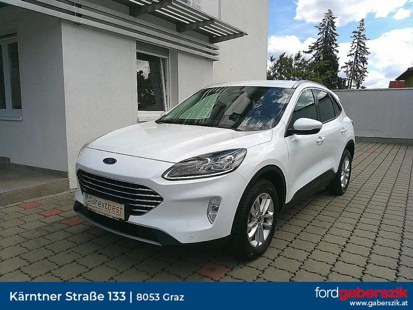 Ford Kuga 2,5 Duratec FHEV Titanium X Aut. Weiß - 1