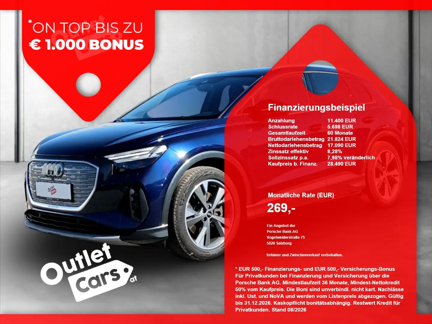 Audi Q4 e-tron Q4 50 e-tron quattro MATRIX+ASSIST+AHK+LED+NAVI Blau - 1