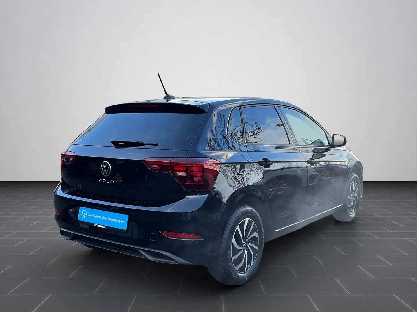 Volkswagen Polo 1.0 TSI, RFK, SHZ, LED, LICHT+SICHT, DAB+ Schwarz - 2