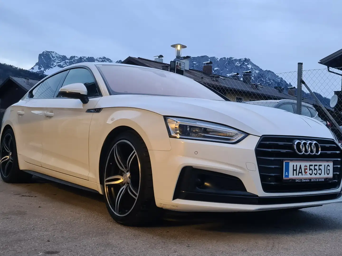 Audi A5 SB sport 2,0 TDI S-tronic Weiß - 1