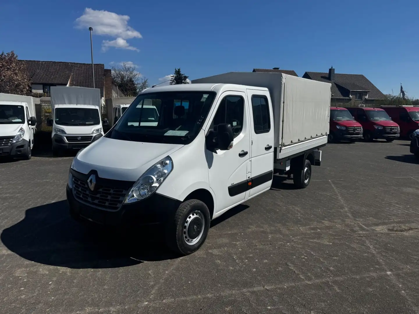 Renault Master L3 Doka Pritsche Plane 4x4 *Allrad* Weiß - 1