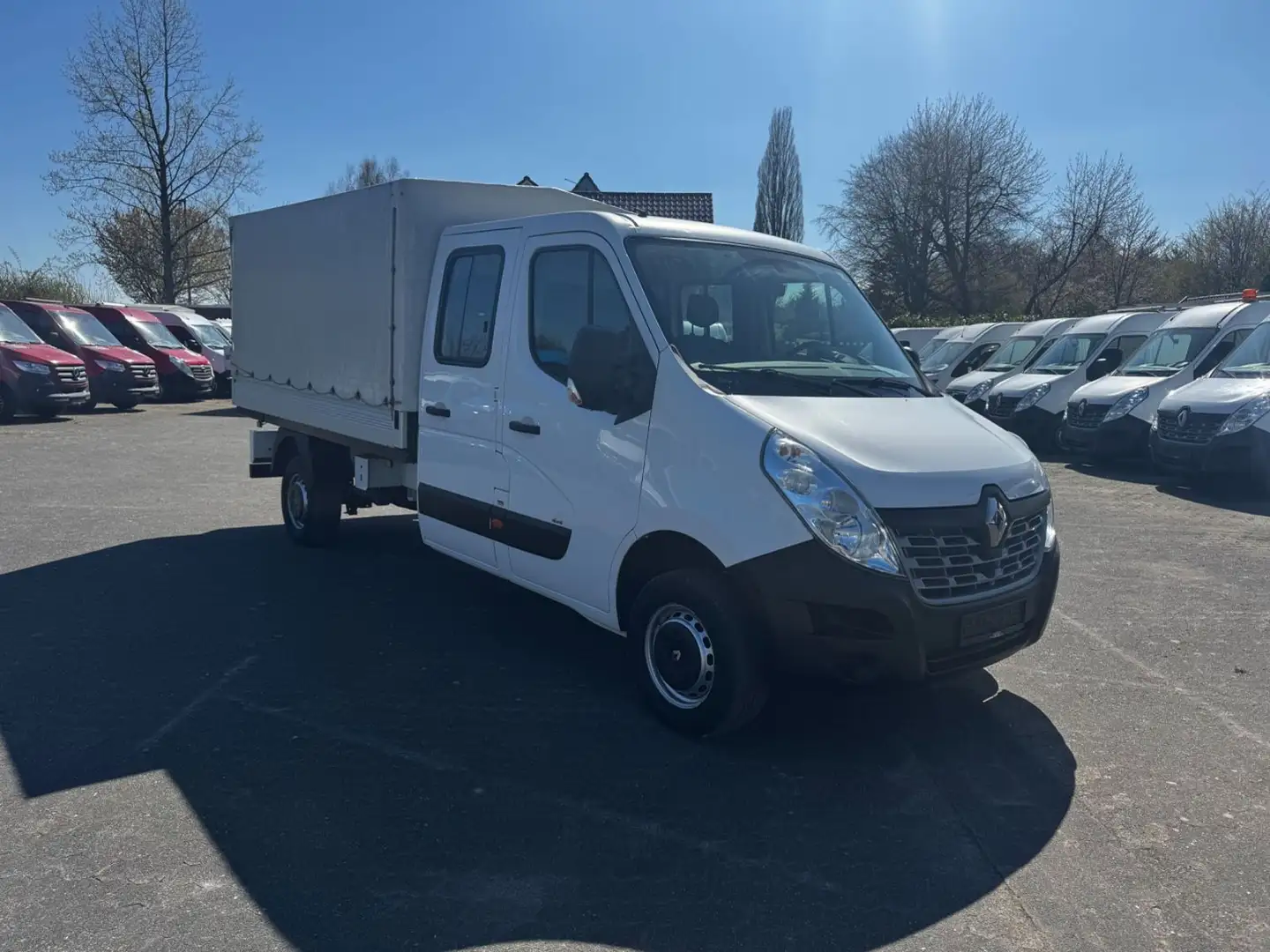 Renault Master L3 Doka Pritsche Plane 4x4 *Allrad* Weiß - 2