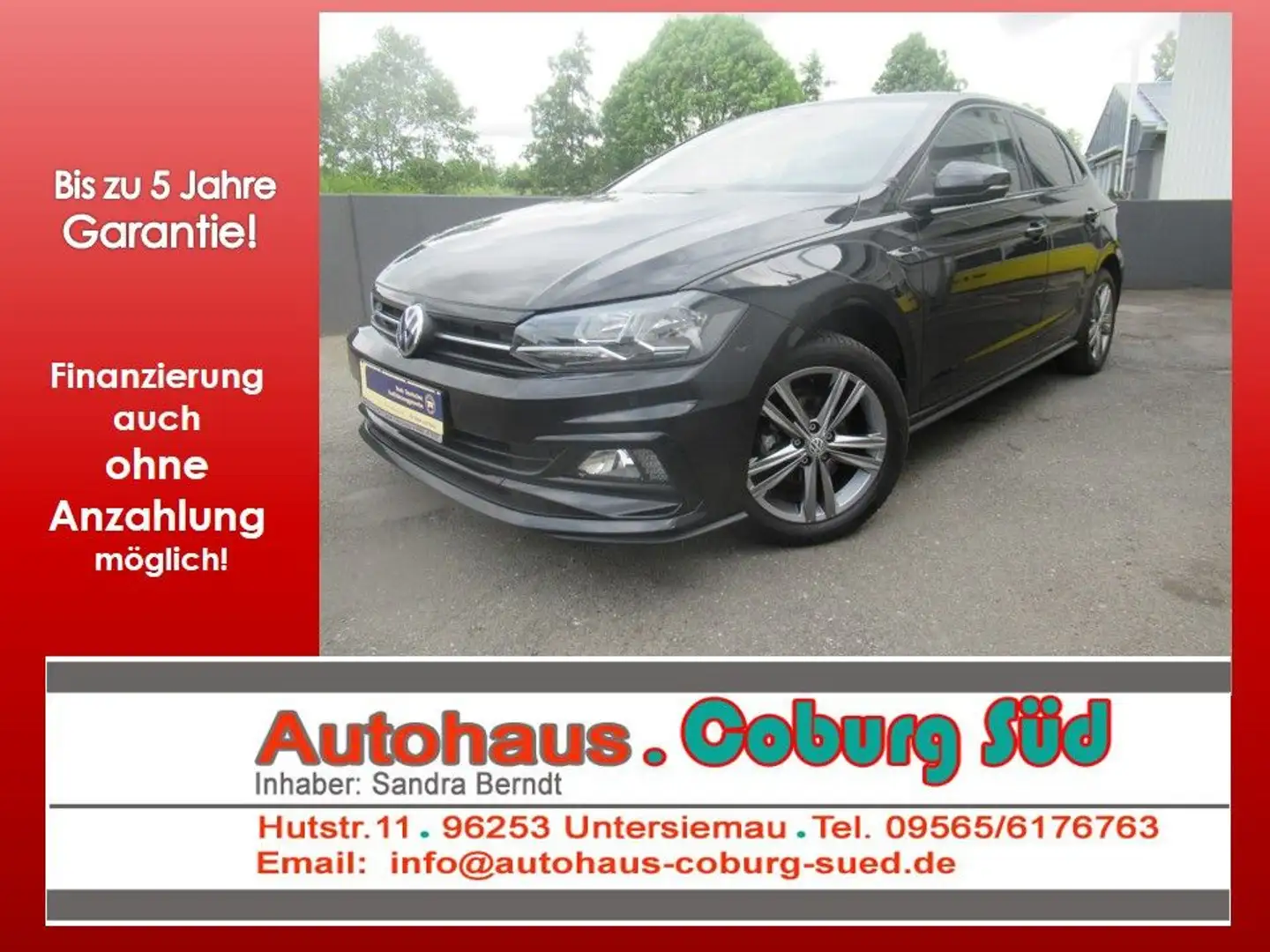 Volkswagen Polo VI Comfortline R-LINE PDC SHZG DIGITAL ACC Schwarz - 1
