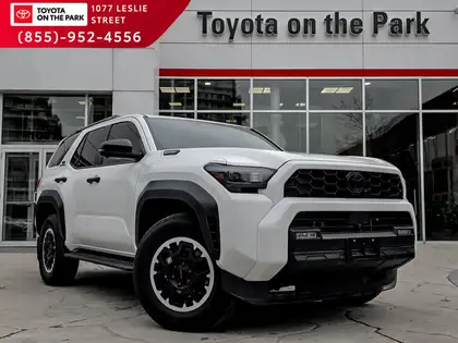 White 2025 Toyota 4Runner TRD Off-Road 4WD SUV / Crossover Four-Wheel Drive 8-Speed Automatic