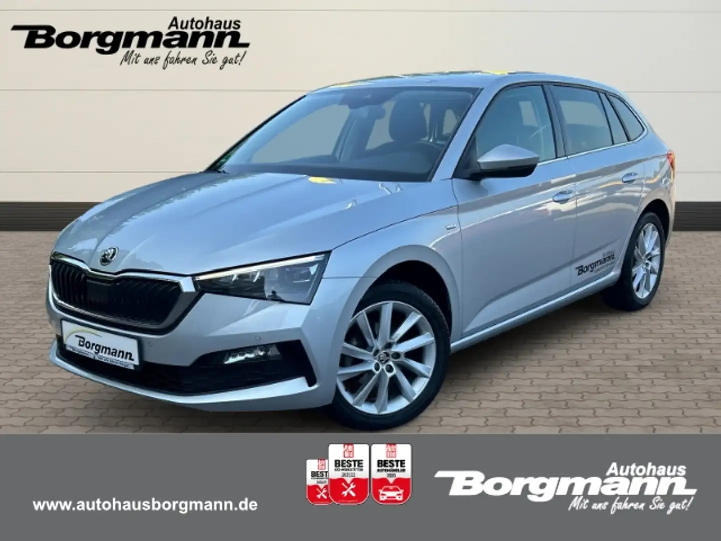 Skoda Scala Clever 1.0 TSI DSG Kessy - Navi - LED - DAB Silber - 1